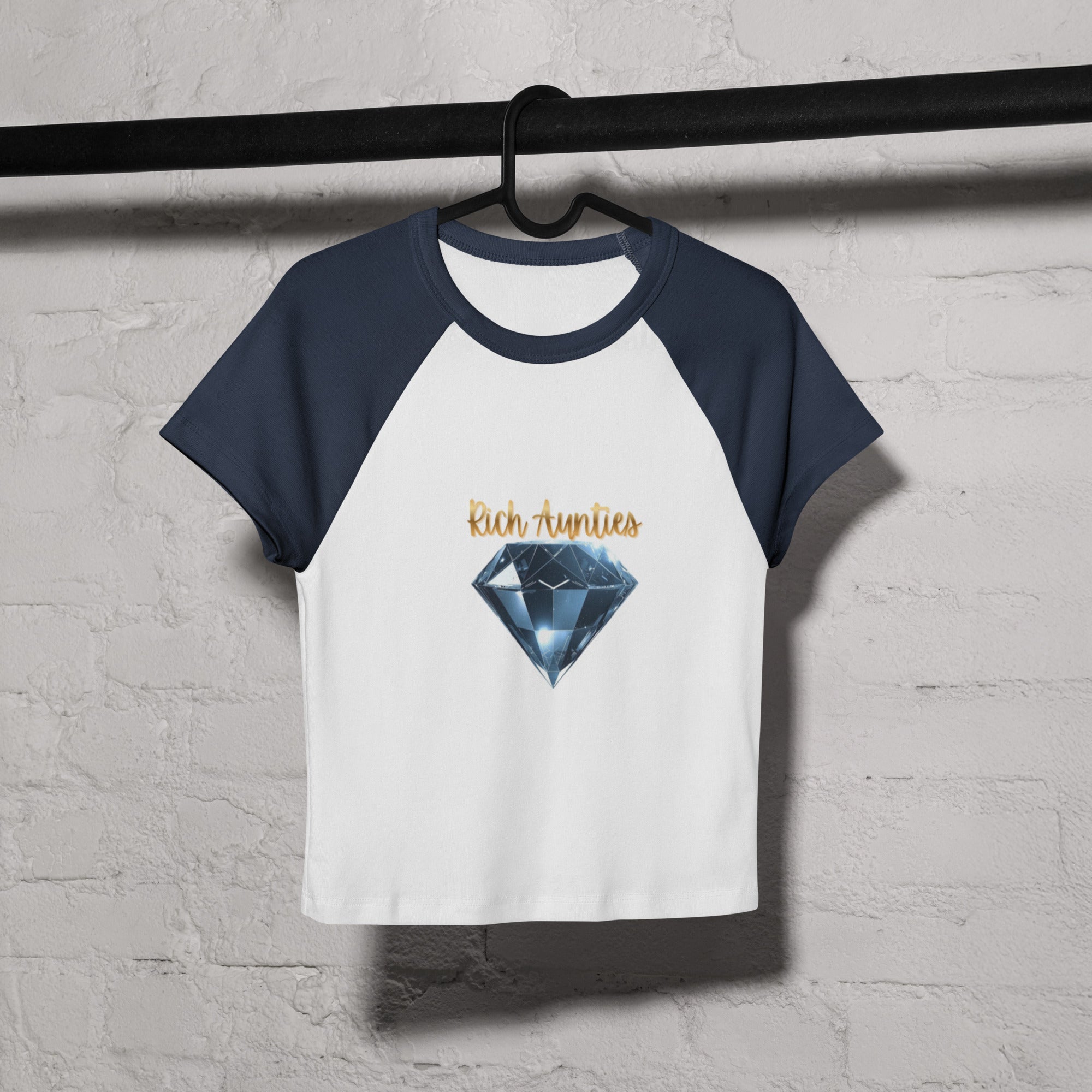Women’s micro rib raglan baby tee